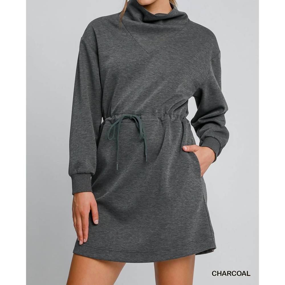 NEW STYLE U emmie dress in charcoal